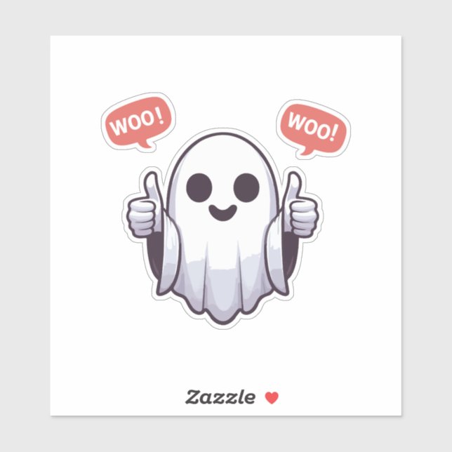 Pegatina Fantasma De La Aprobación