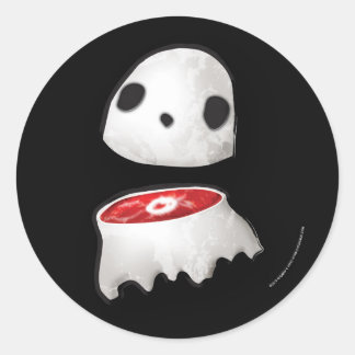 Pegatina fantasma de la carne
