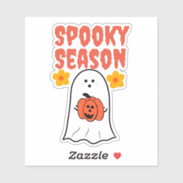 Pegatina Fantasma de temporada de fantasía