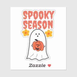 Pegatina Fantasma de temporada de fantasía