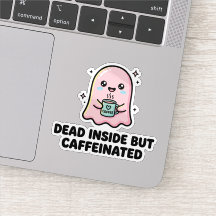 Fantasma Kawaii Divertido Muerto por Dentro Pero C