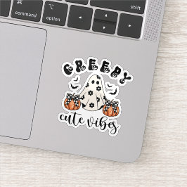 Pegatina Fantasma retro de vibración con vibración y coquet