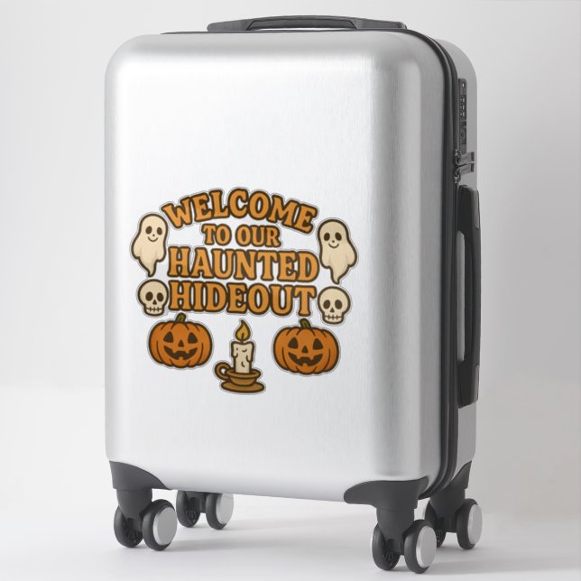 Pegatina Fantasmas Hideout Cute Halloween (Maleta)