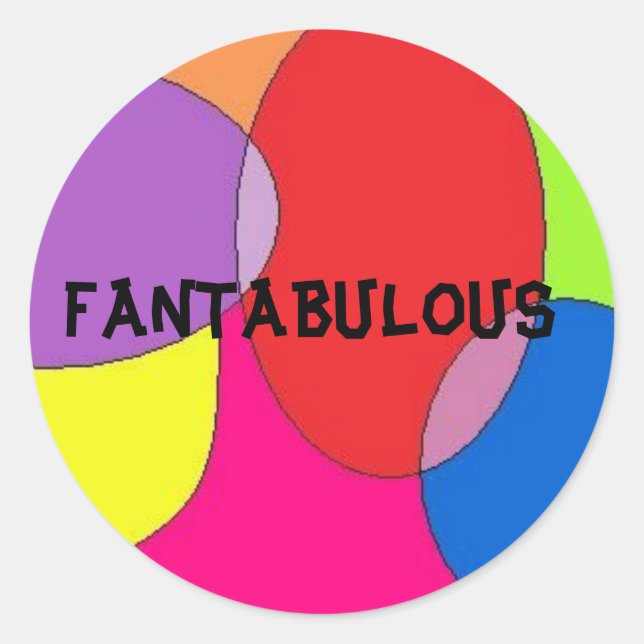 Pegatina fantástico (Anverso)