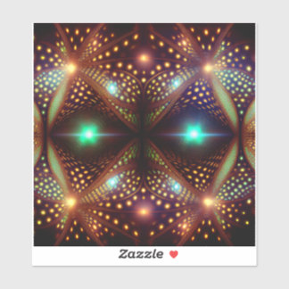 Pegatina Fantasy Mandelbrot Fractal