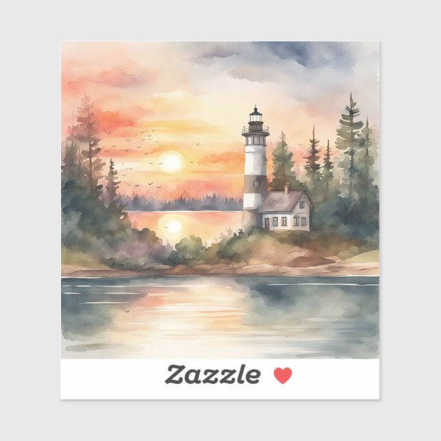 Pegatina Faro - 2 (Hoja)