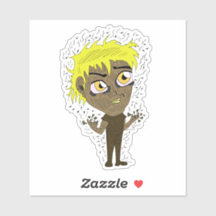 Pegatina Farty Fingers Chibi