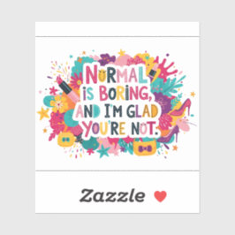 Pegatina Fashion Glamour Makeup Statement Quote Design