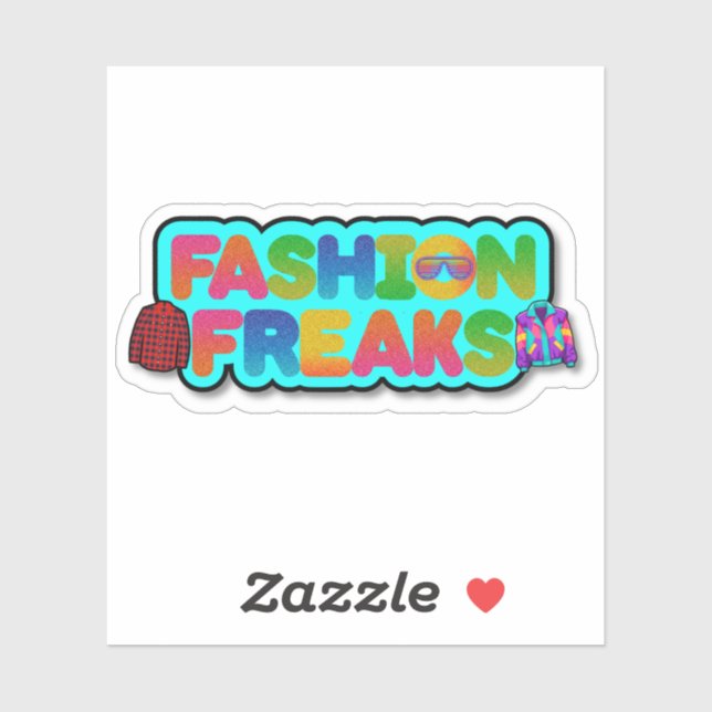 Pegatina Fashion Team Logo Sticker (Hoja)