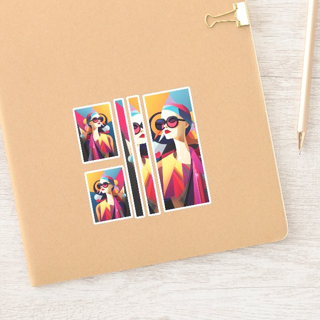 Pegatina Fashionista 3 scrapeo (Cuaderno)