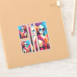 Pegatina Fashionista 5 scrapeo