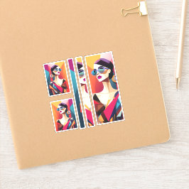 Pegatina Fashionista 7 scrapeo