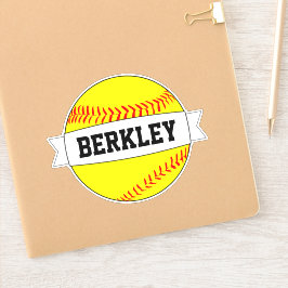 Pegatina Fastpitch Softball Personalizado Jugador/Team Name