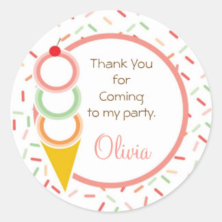 Pegatina favorito - Crema de hielo