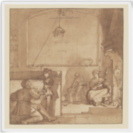 Pegatina Federico Zuccaro: La primera vida de Taddeo Zuccar