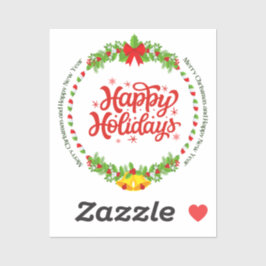 Pegatina Felices Fiestas