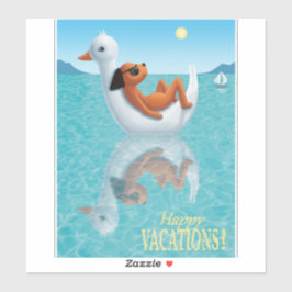 Pegatina ¡Felices Vacaciones!