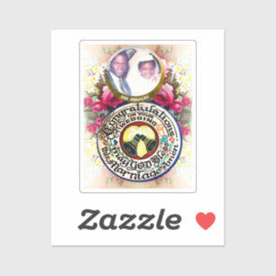 Pegatina Felicitaciones a su boda Personalizado-Cut