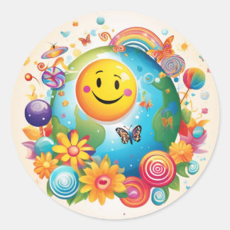 Pegatina feliz