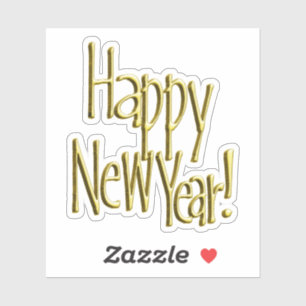 Pegatina Feliz Año Nuevo