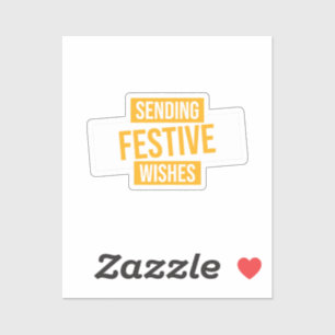 Pegatina Feliz año nuevo 2024 - envío de deseos festivos