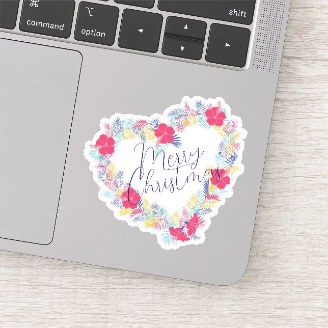 Pegatina Feliz año nuevo de Navidad (Detalle)