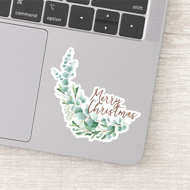 Pegatina Feliz año nuevo de Navidad (Detalle)