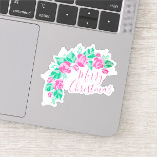 Pegatina Feliz año nuevo de Navidad