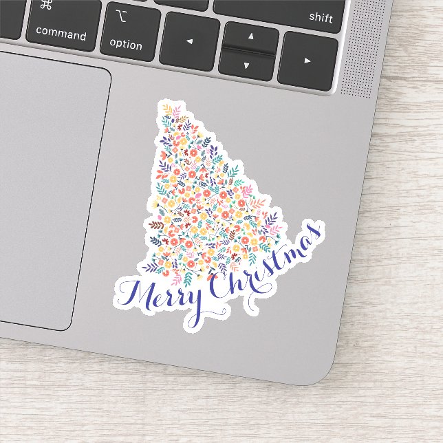 Pegatina Feliz año nuevo de Navidad (Detalle)