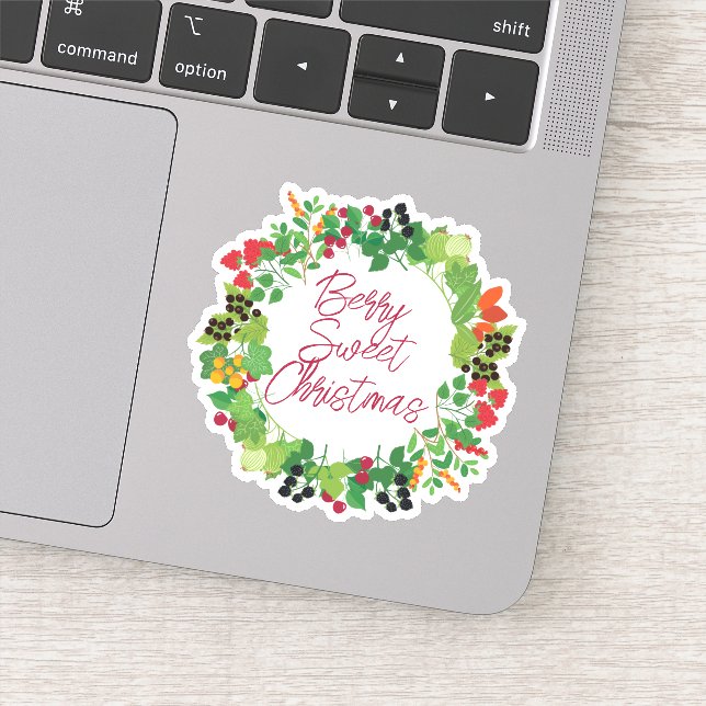 Pegatina Feliz año nuevo de Navidad (Detalle)