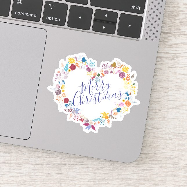 Pegatina Feliz año nuevo de Navidad (Detalle)