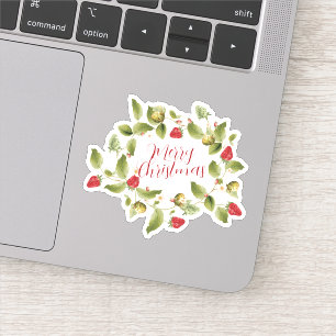 Pegatina Feliz año nuevo de Navidad