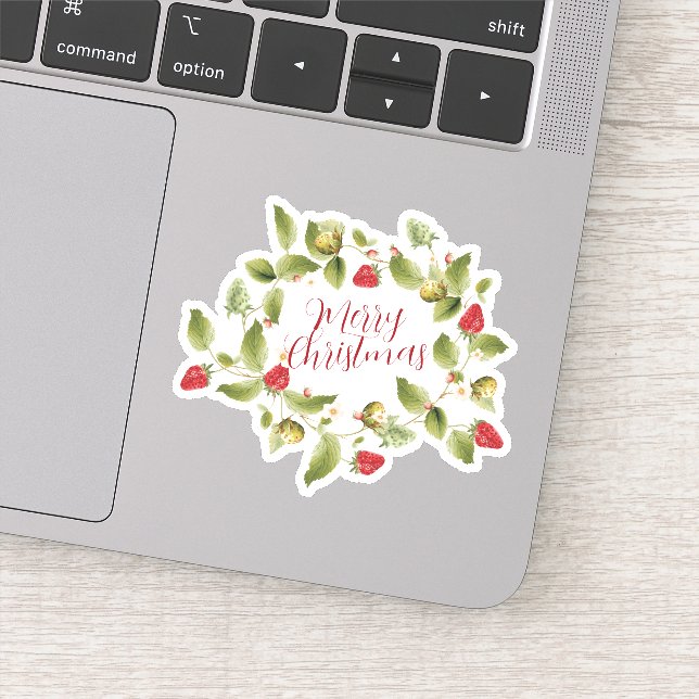 Pegatina Feliz año nuevo de Navidad (Detalle)