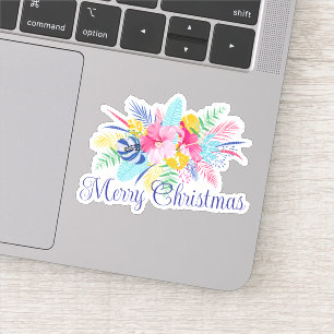 Pegatina Feliz año nuevo de Navidad