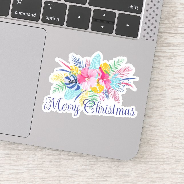 Pegatina Feliz año nuevo de Navidad (Detalle)