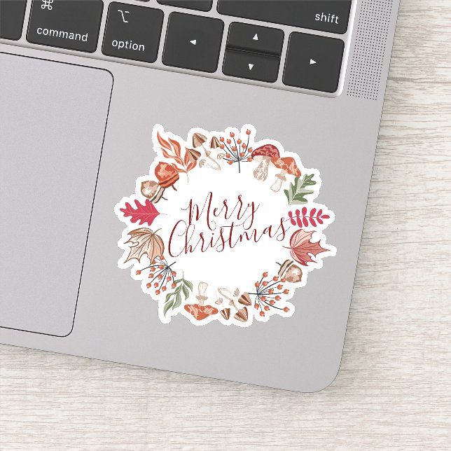 Pegatina Feliz año nuevo de Navidad (Detalle)