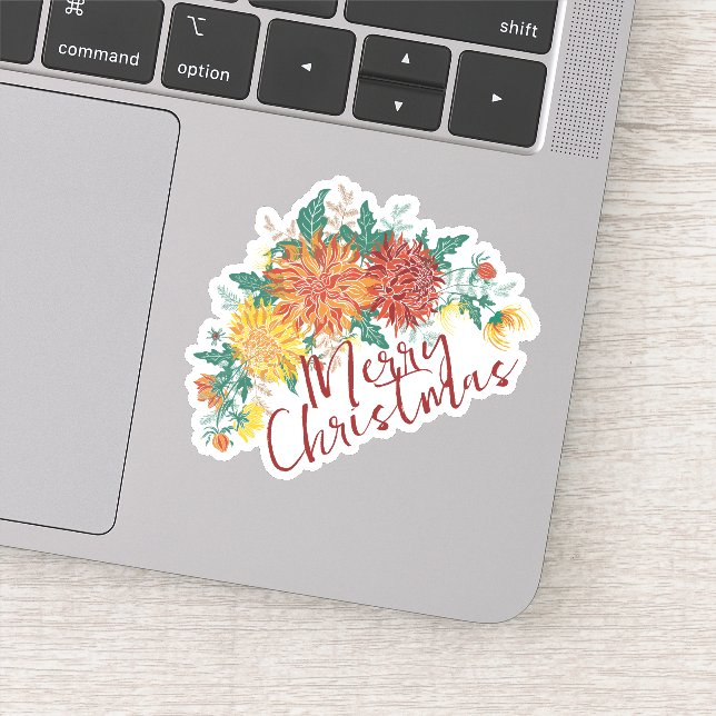 Pegatina Feliz año nuevo de Navidad (Detalle)