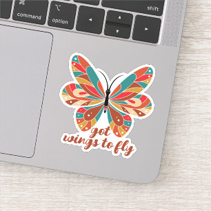 Pegatina Feliz año nuevo de Navidad