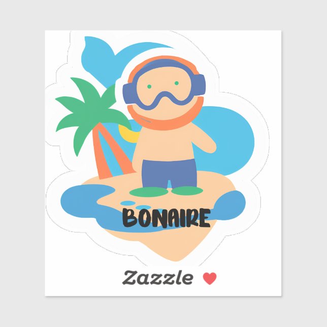 Pegatina Feliz bonario (Hoja)