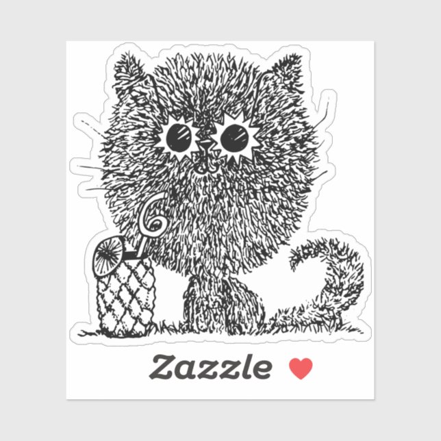 Pegatina Feliz Cat Vinyl (Hoja)