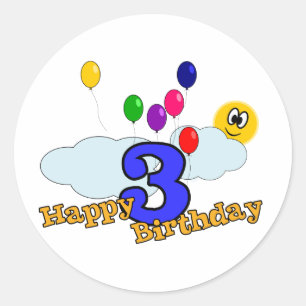 Pegatina Feliz Cumpleaños