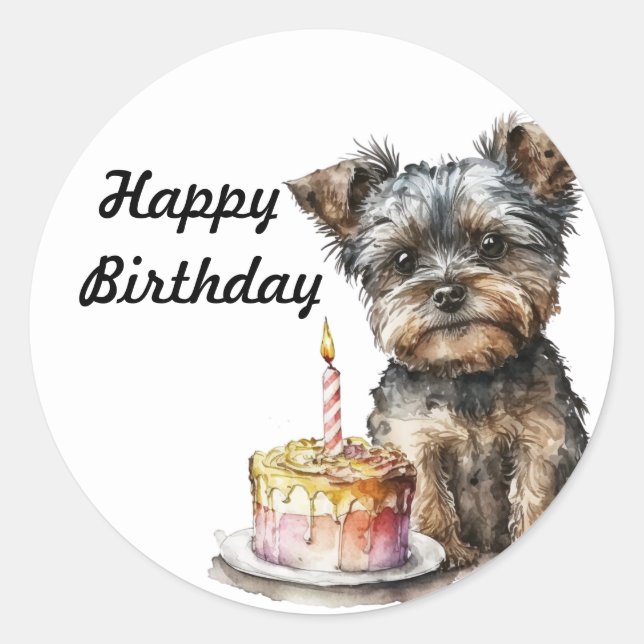 Pegatina Feliz Cumpleaños (Anverso)