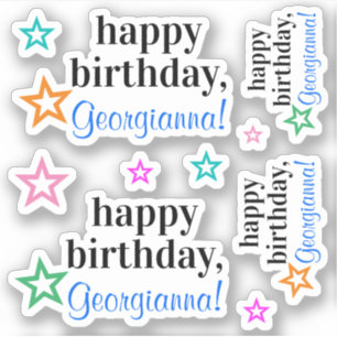 Pegatina "Feliz cumpleaños respetable" + Forma del esquema