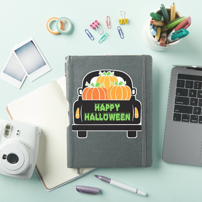 Pegatina Feliz Día de Halloween 2021 (Funda para iPad)