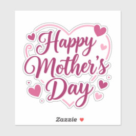 Pegatina Feliz Día de la Madre