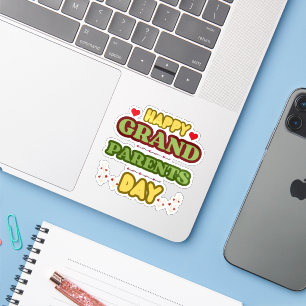 PEGATINA FELIZ DÍA DE LOS GRANDES PADRES