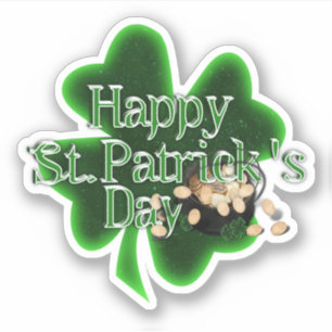 Pegatina ¡Feliz día de San Patricio!