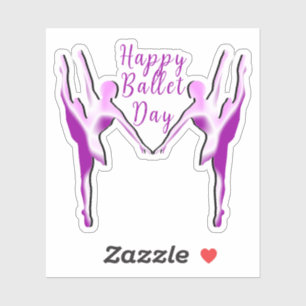 Pegatina Feliz Día del Ballet