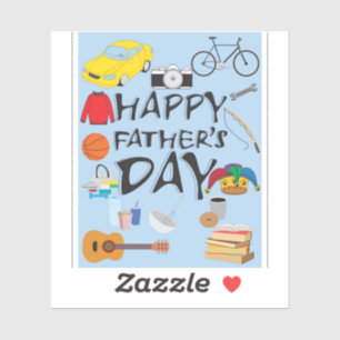 Pegatina Feliz Día del Padre