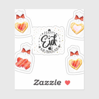 Pegatina Feliz Eid-Eid Adha Mubarak 2022.